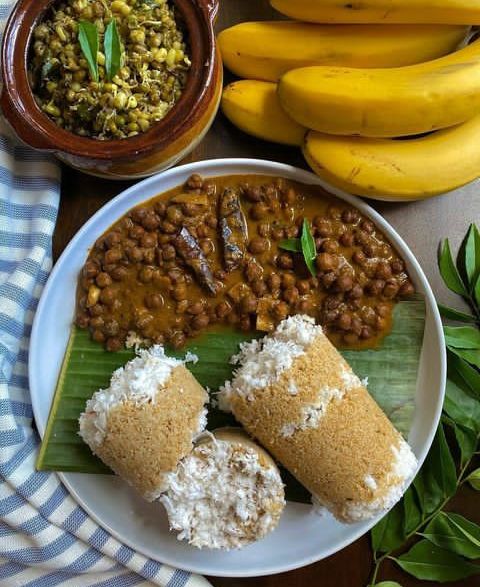 Indian food recipes puttu kadala 2
